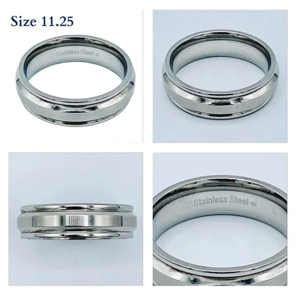 STAINLESS STEEL RING BUNDLE/LOT - Picture 10 of 11